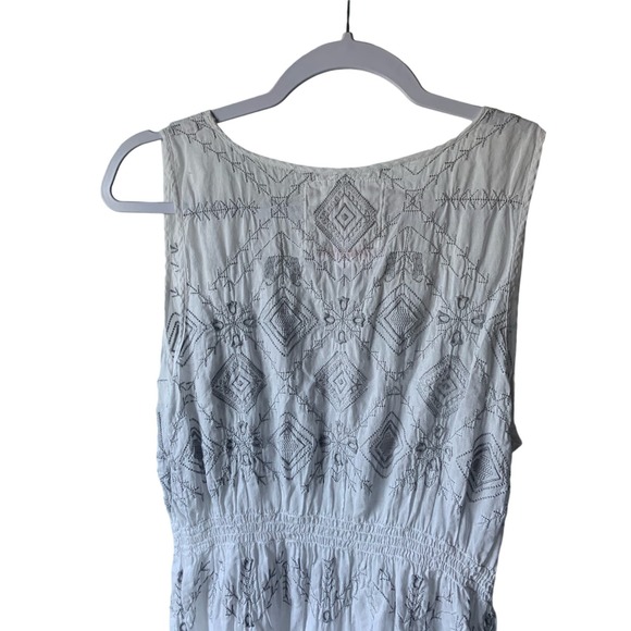 Johnny Was 3J Workshop Embroidered Tunic Tank Top, size Large - Picture 6 of 6